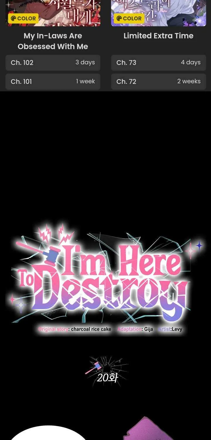 I’m Here to Destroy Chapter 20 page 2 - 