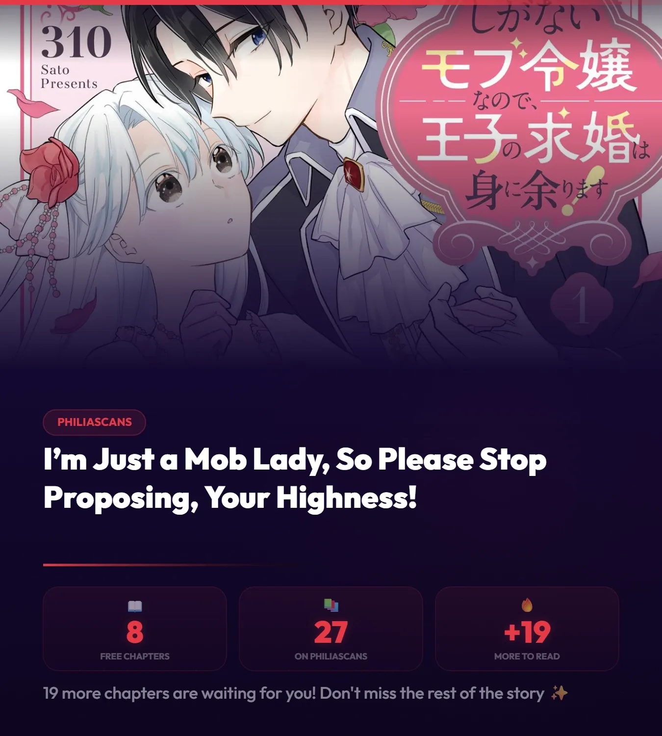 I’m Just a Mob Lady, So Please Stop Proposing, Your Highness! Chapter 8 page 53 - 