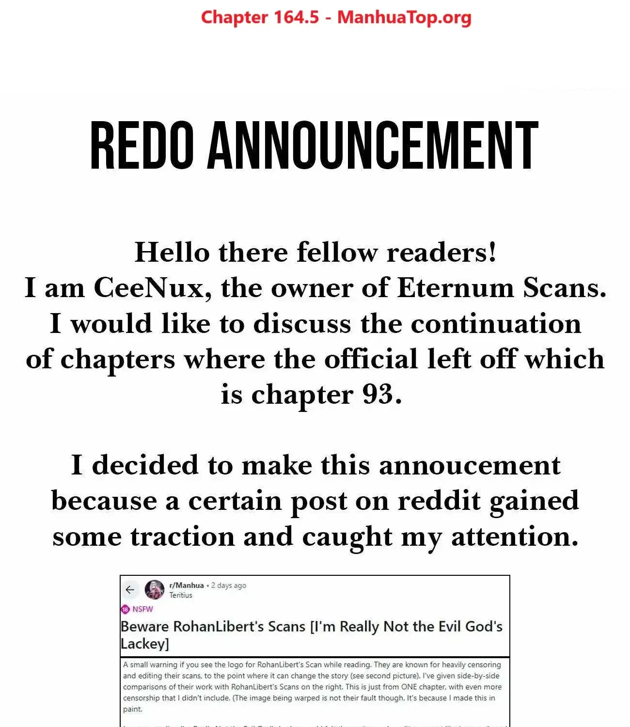 I’m Really Not The Demon God’s Lackey Chapter 164.5 page 1 - 