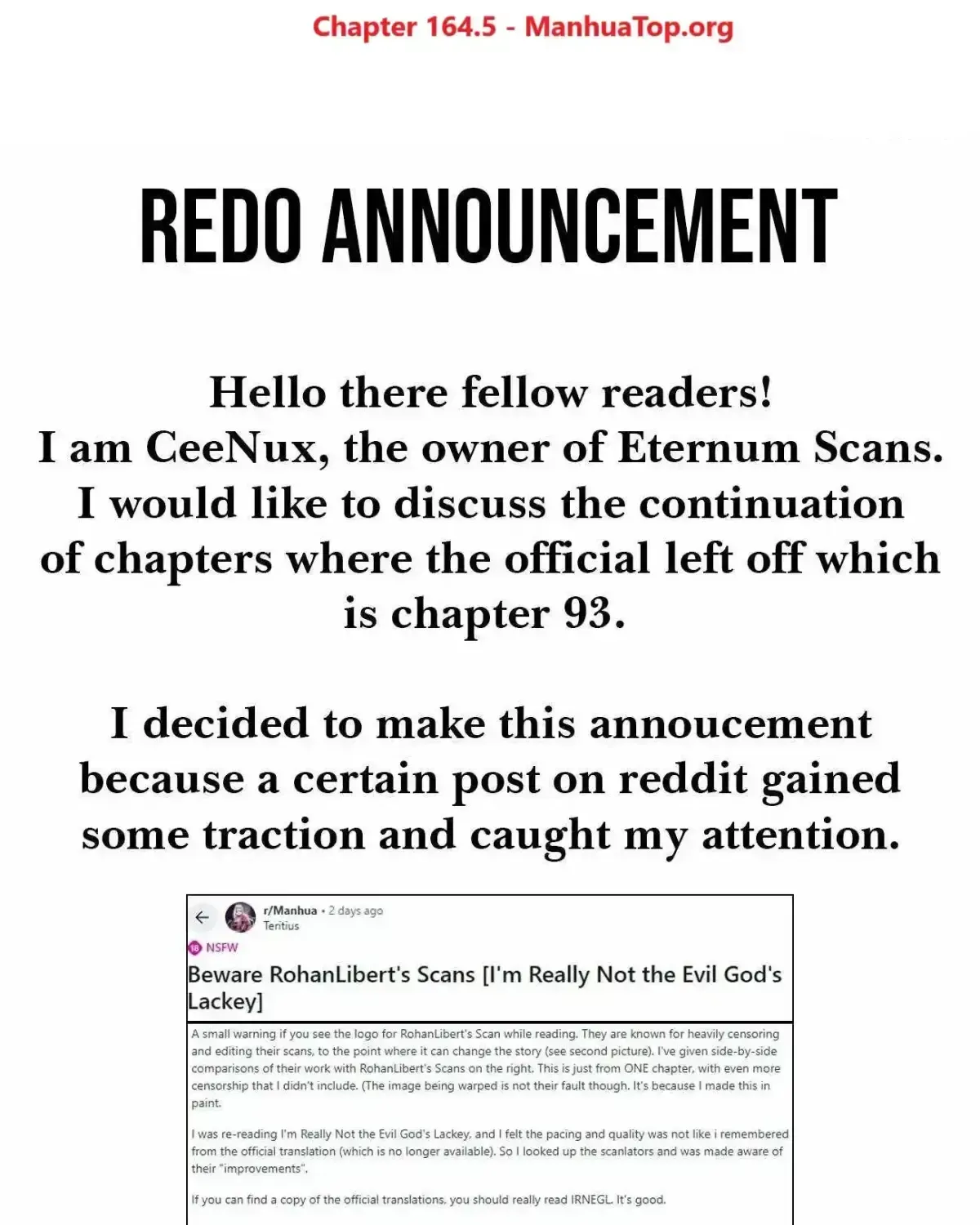 I’m Really Not The Demon God’s Lackey Chapter 164.7 page 1 - 