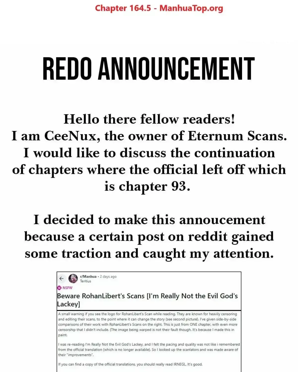 I’m Really Not The Demon God’s Lackey Chapter 164.8 page 1 - 