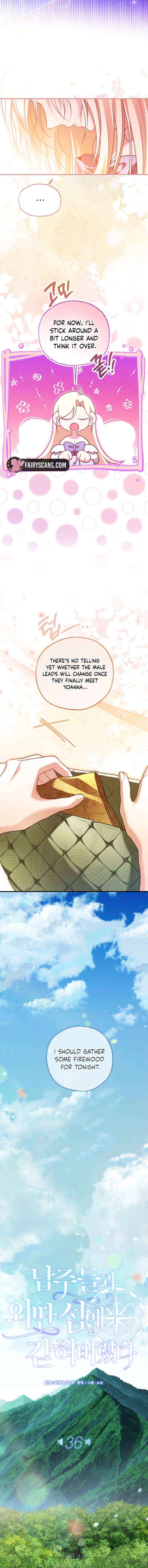 I’m Stuck on a Remote Island With the Male Leads Chapter 36 page 7 - 