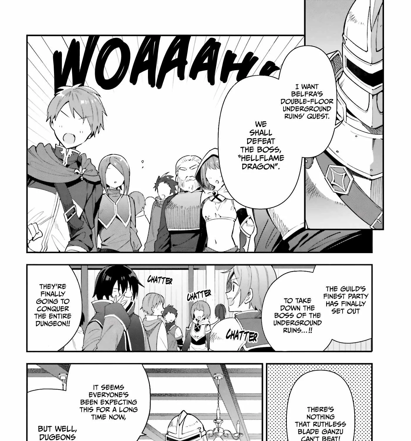 I’m the guild receptionist, but since I don’t want to work overtime, I think I’ll just solo the boss Chapter 1 page 14 - 