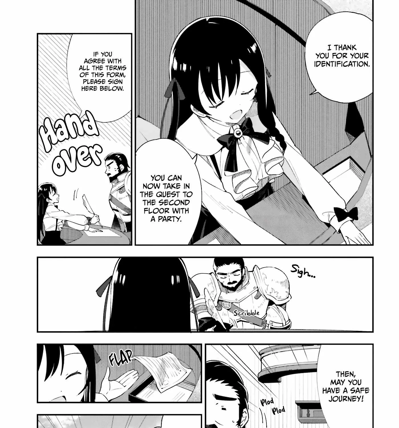 I’m the guild receptionist, but since I don’t want to work overtime, I think I’ll just solo the boss Chapter 1 page 28 - 