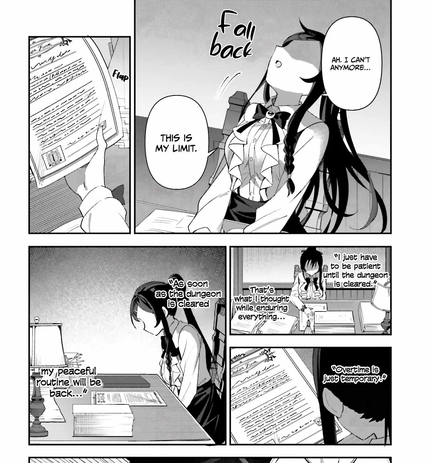 I’m the guild receptionist, but since I don’t want to work overtime, I think I’ll just solo the boss Chapter 1 page 38 - 