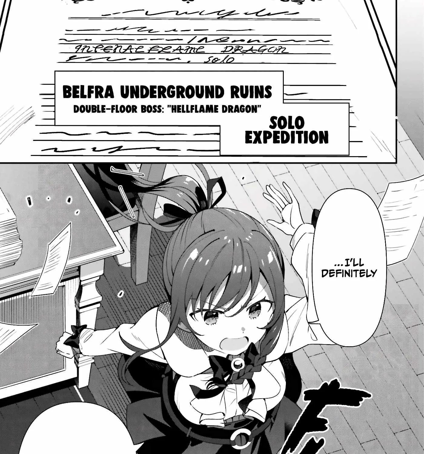 I’m the guild receptionist, but since I don’t want to work overtime, I think I’ll just solo the boss Chapter 1 page 44 - 