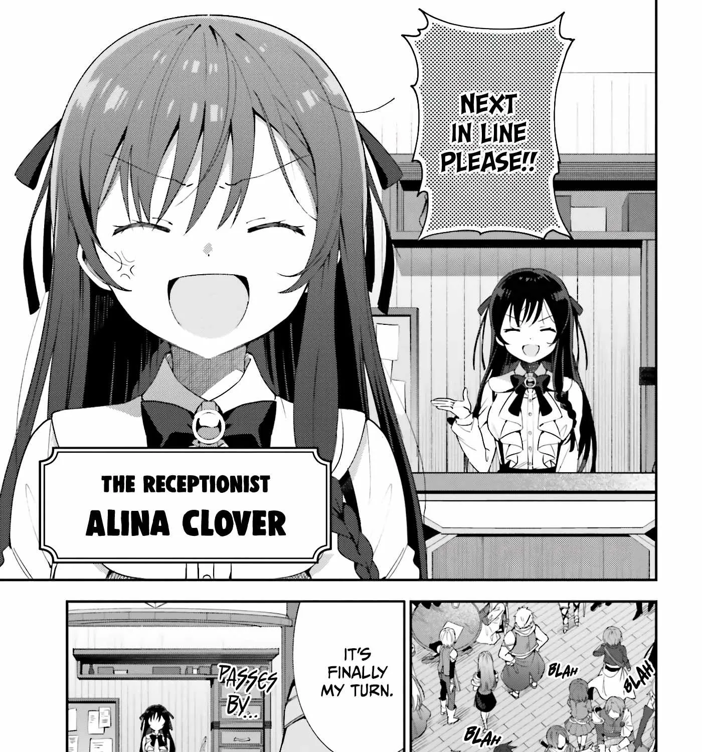 I’m the guild receptionist, but since I don’t want to work overtime, I think I’ll just solo the boss Chapter 1 page 8 - 