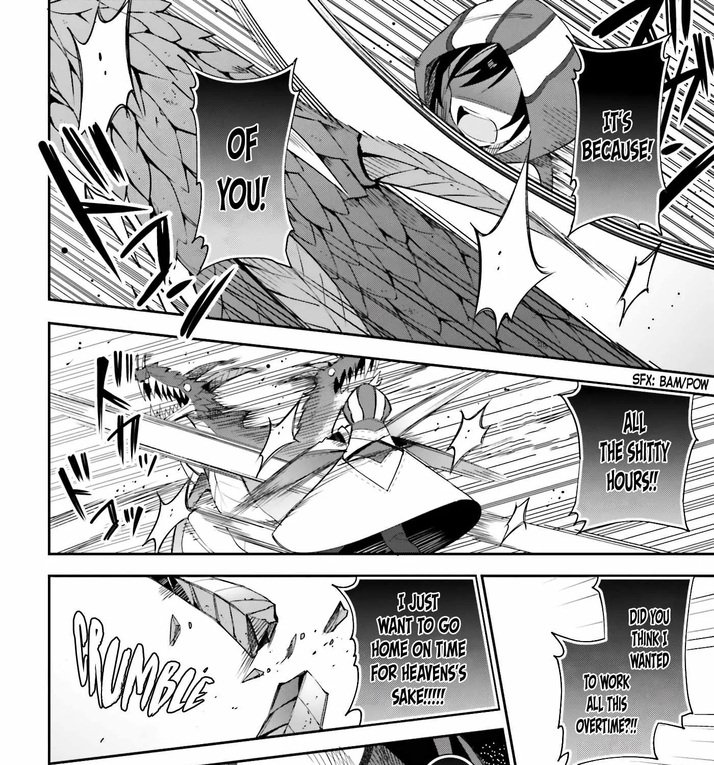 I’m the guild receptionist, but since I don’t want to work overtime, I think I’ll just solo the boss Chapter 1 page 76 - 