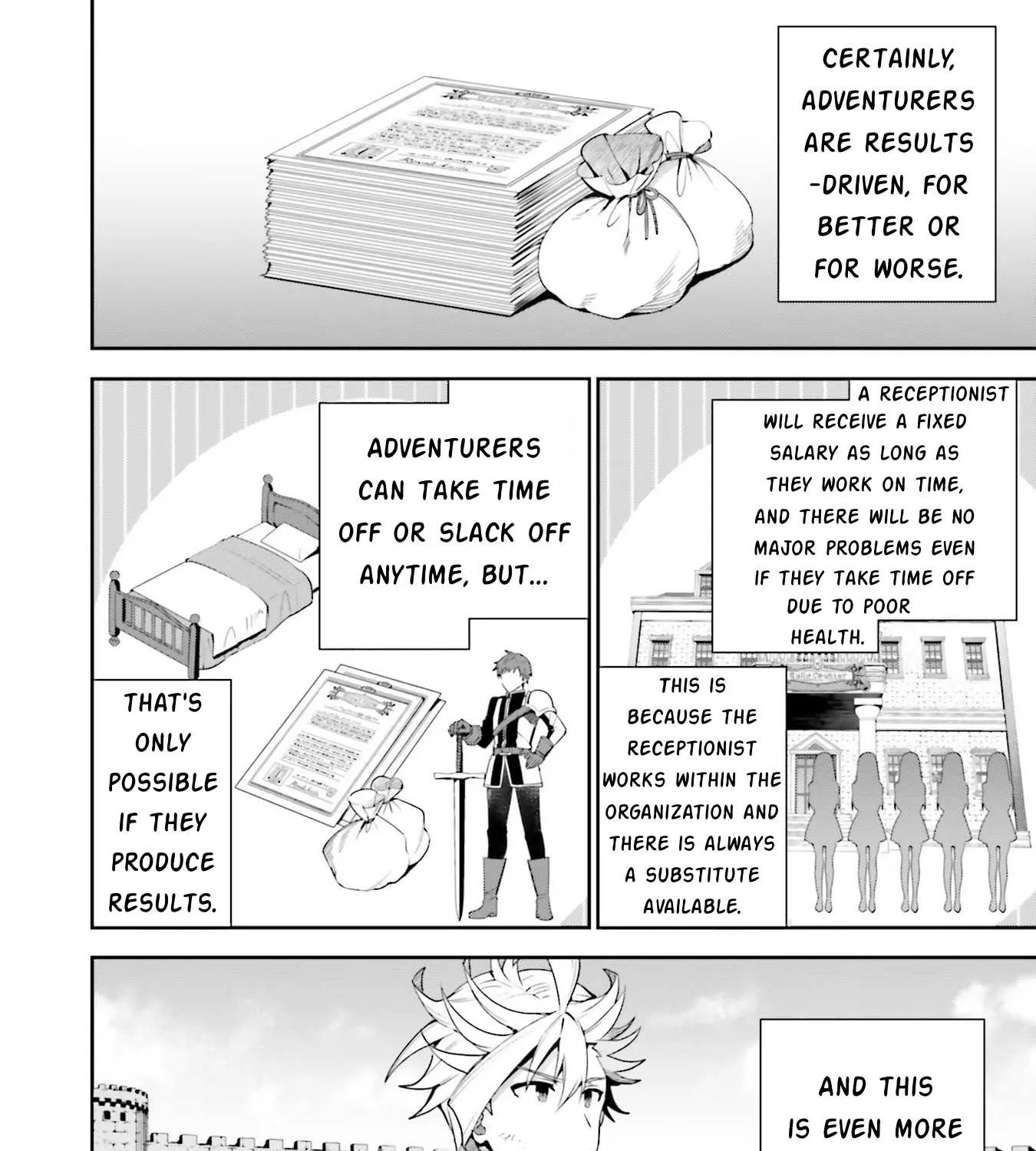 I’m the guild receptionist, but since I don’t want to work overtime, I think I’ll just solo the boss Chapter 10 page 31 - 