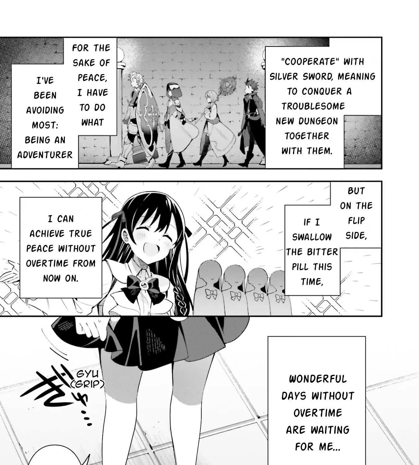 I’m the guild receptionist, but since I don’t want to work overtime, I think I’ll just solo the boss Chapter 10 page 41 - 