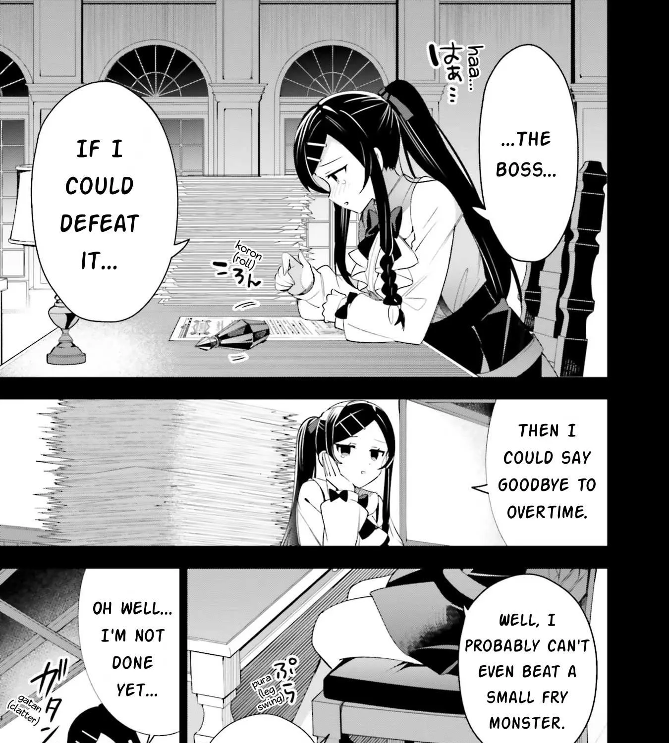 I’m the guild receptionist, but since I don’t want to work overtime, I think I’ll just solo the boss Chapter 11 page 14 - 