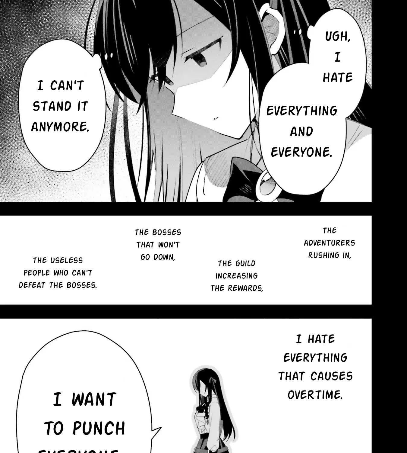 I’m the guild receptionist, but since I don’t want to work overtime, I think I’ll just solo the boss Chapter 11 page 22 - 