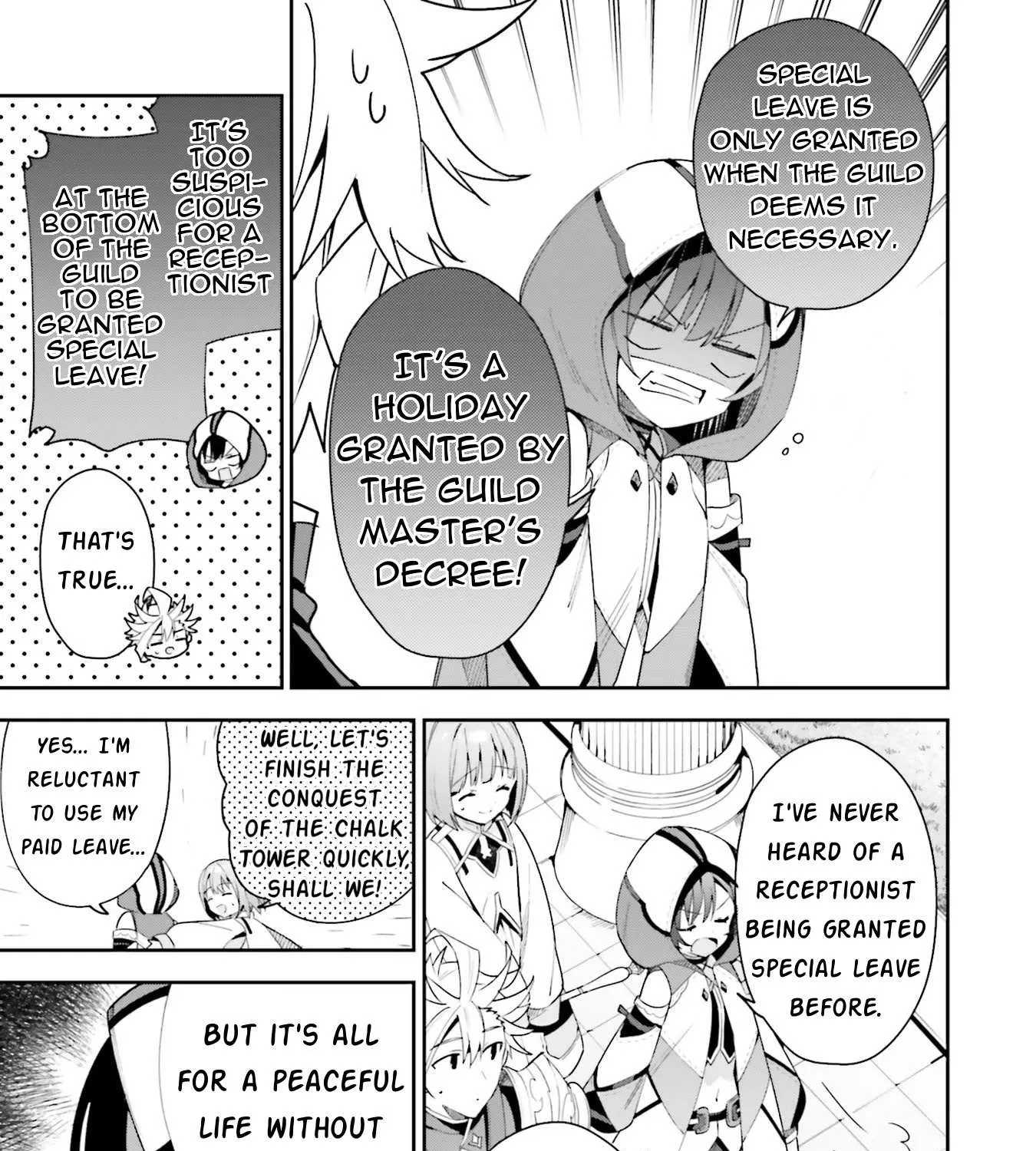 I’m the guild receptionist, but since I don’t want to work overtime, I think I’ll just solo the boss Chapter 11 page 42 - 