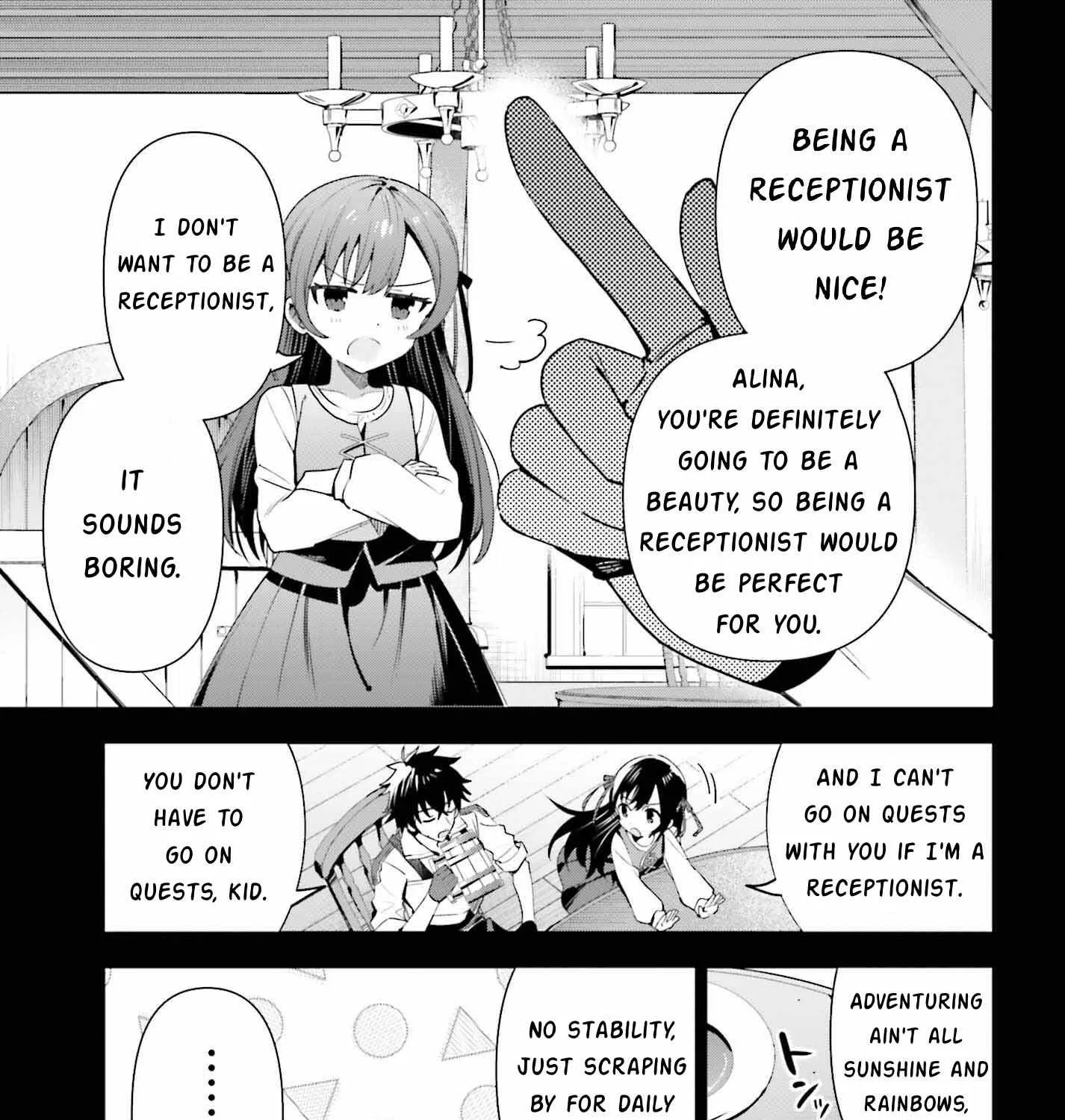 I’m the guild receptionist, but since I don’t want to work overtime, I think I’ll just solo the boss Chapter 15 page 13 - 