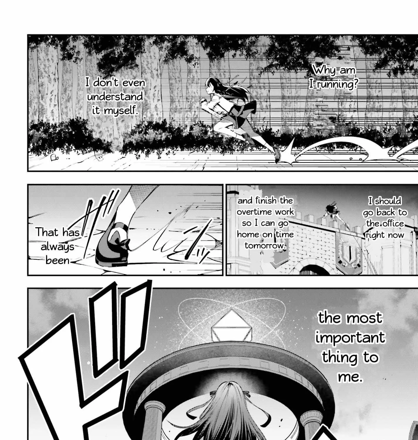 I’m the guild receptionist, but since I don’t want to work overtime, I think I’ll just solo the boss Chapter 19 page 28 - 