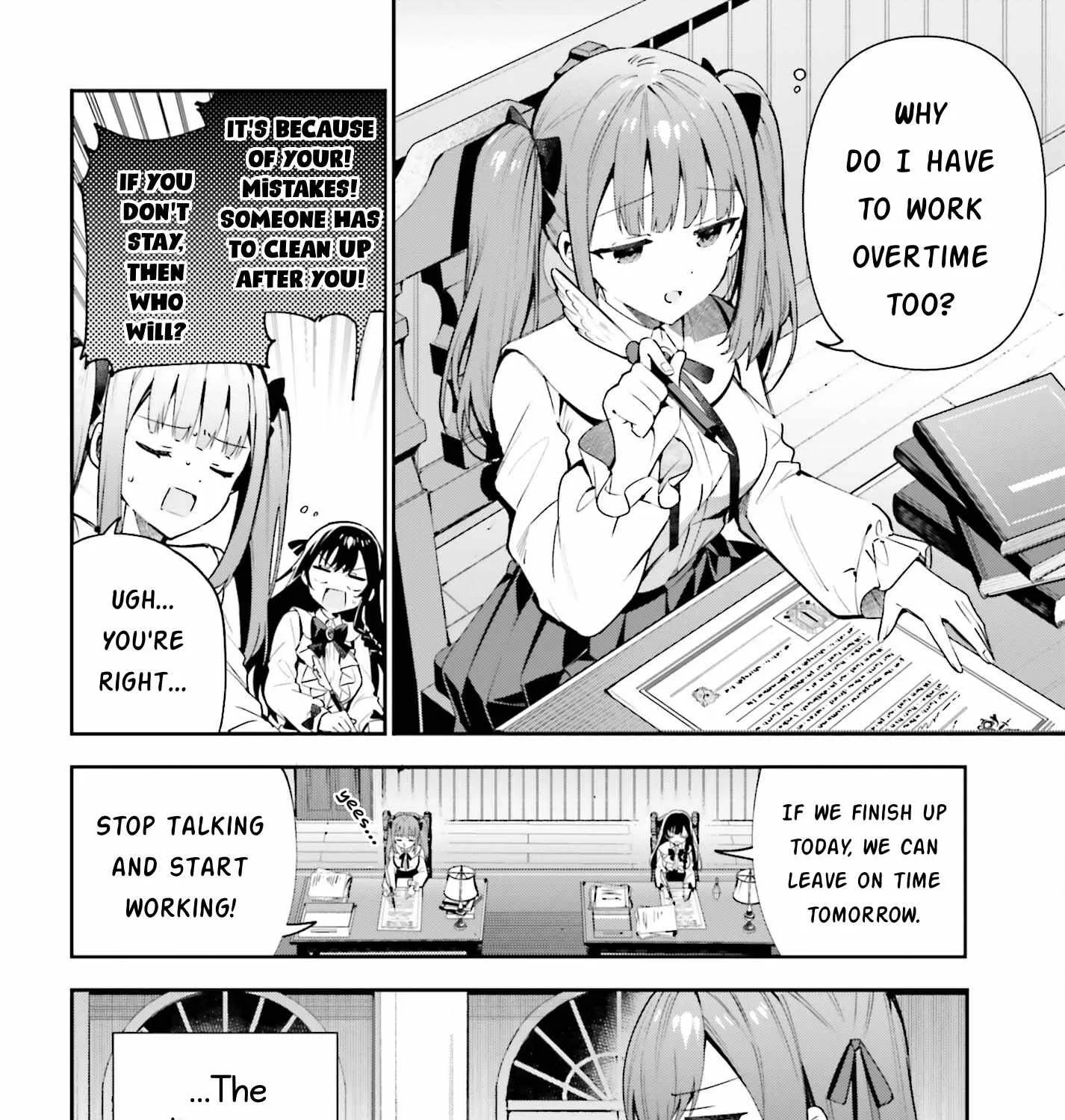 I’m the guild receptionist, but since I don’t want to work overtime, I think I’ll just solo the boss Chapter 19 page 4 - 