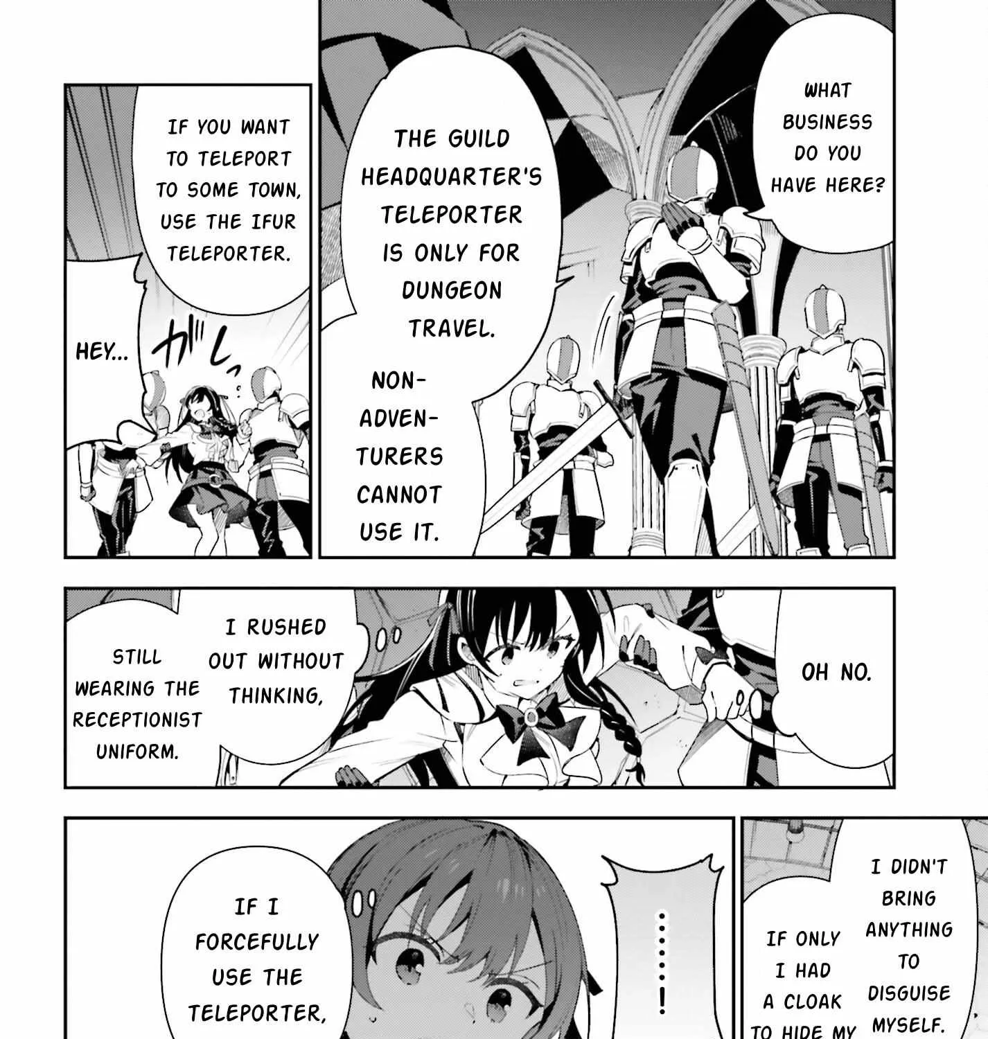 I’m the guild receptionist, but since I don’t want to work overtime, I think I’ll just solo the boss Chapter 19 page 32 - 