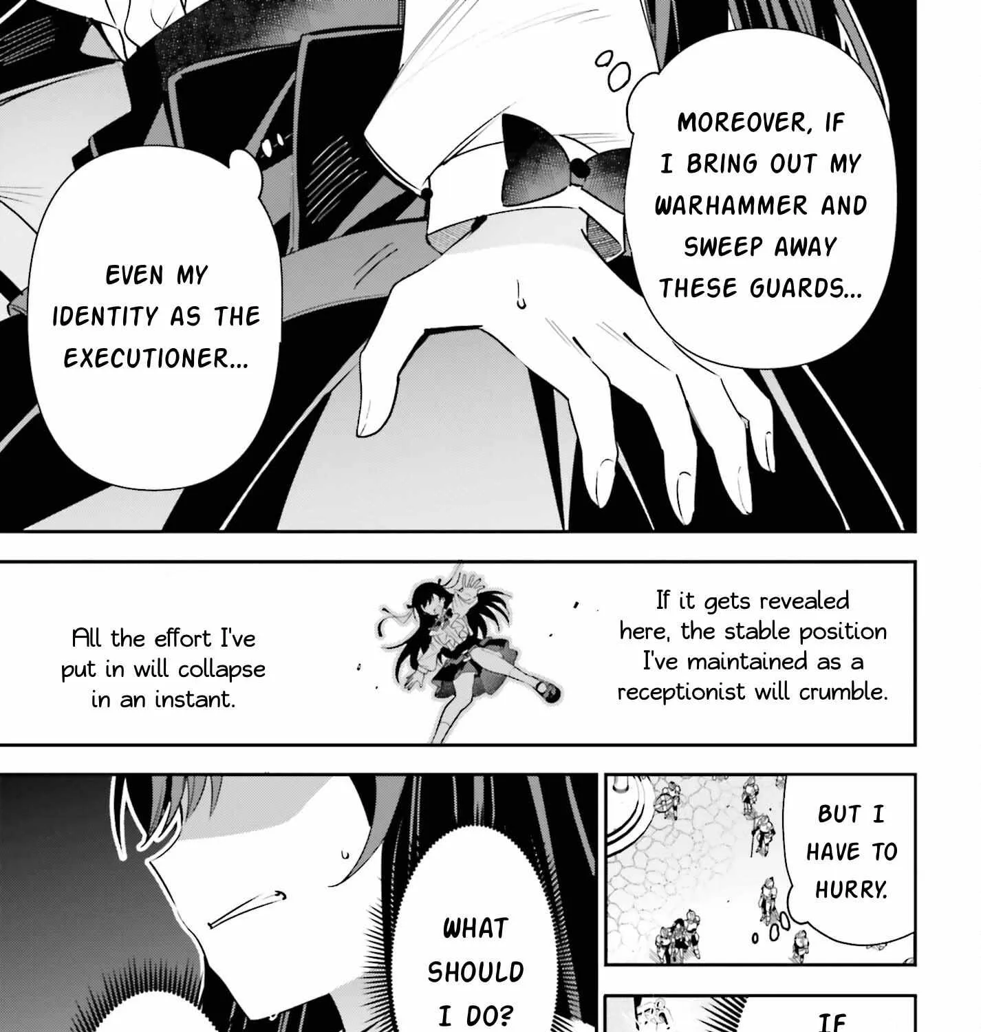 I’m the guild receptionist, but since I don’t want to work overtime, I think I’ll just solo the boss Chapter 19 page 34 - 