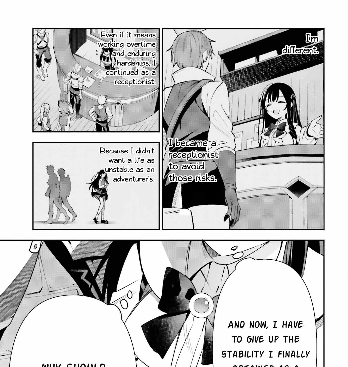 I’m the guild receptionist, but since I don’t want to work overtime, I think I’ll just solo the boss Chapter 19 page 38 - 