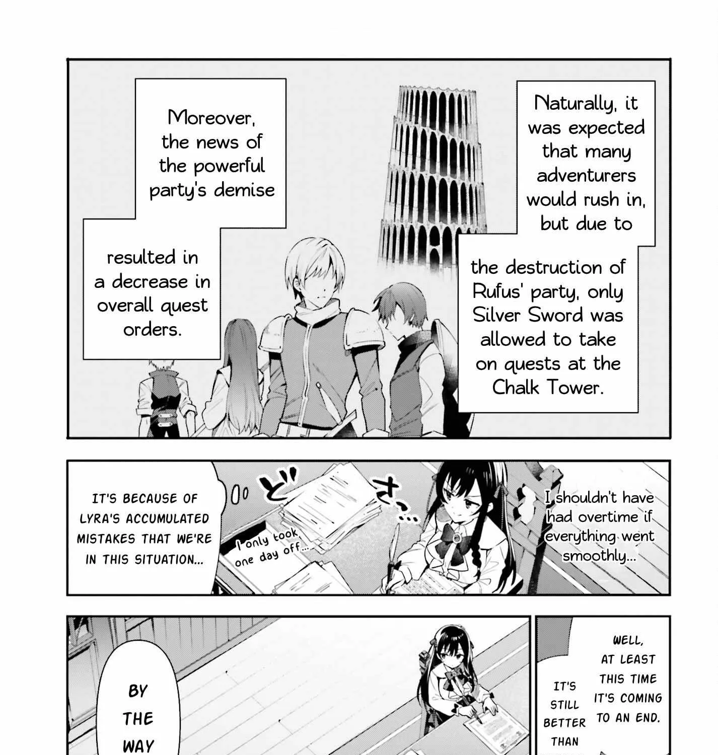 I’m the guild receptionist, but since I don’t want to work overtime, I think I’ll just solo the boss Chapter 19 page 6 - 