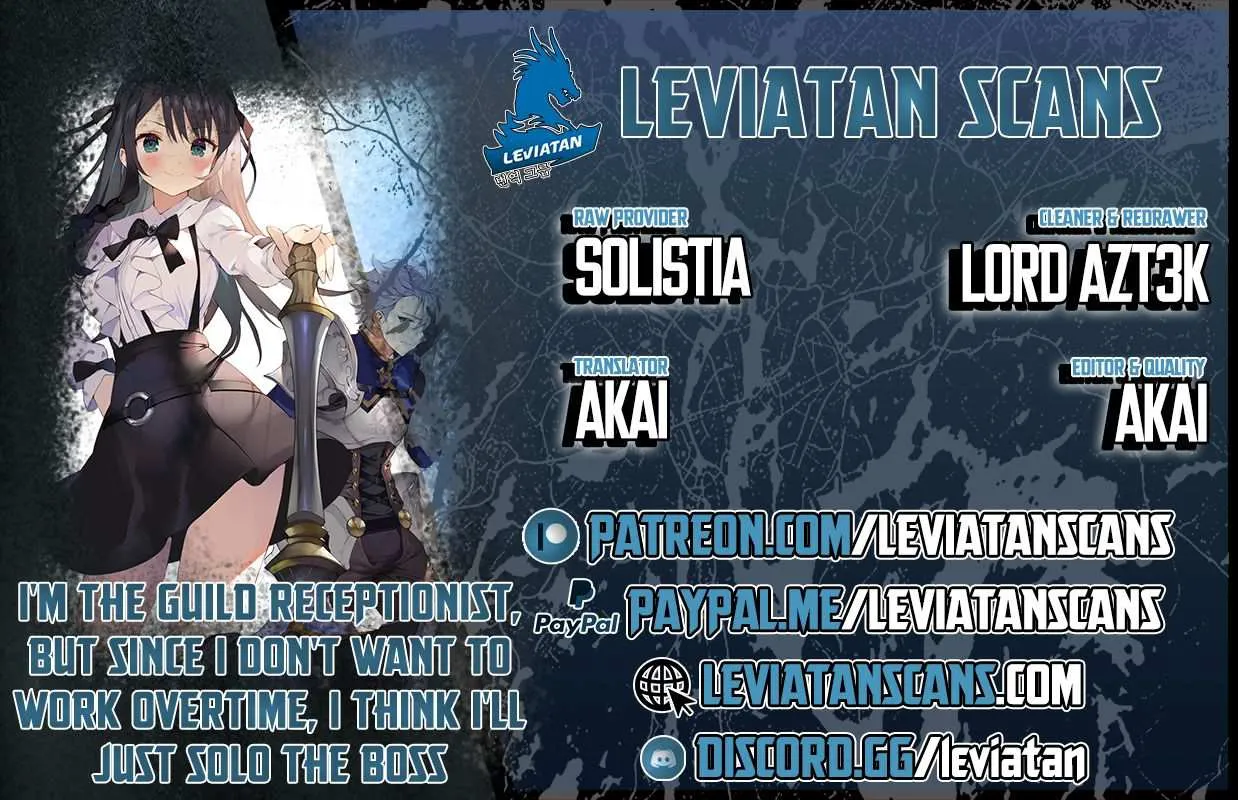 I’m the guild receptionist, but since I don’t want to work overtime, I think I’ll just solo the boss Chapter 2 page 1 - 