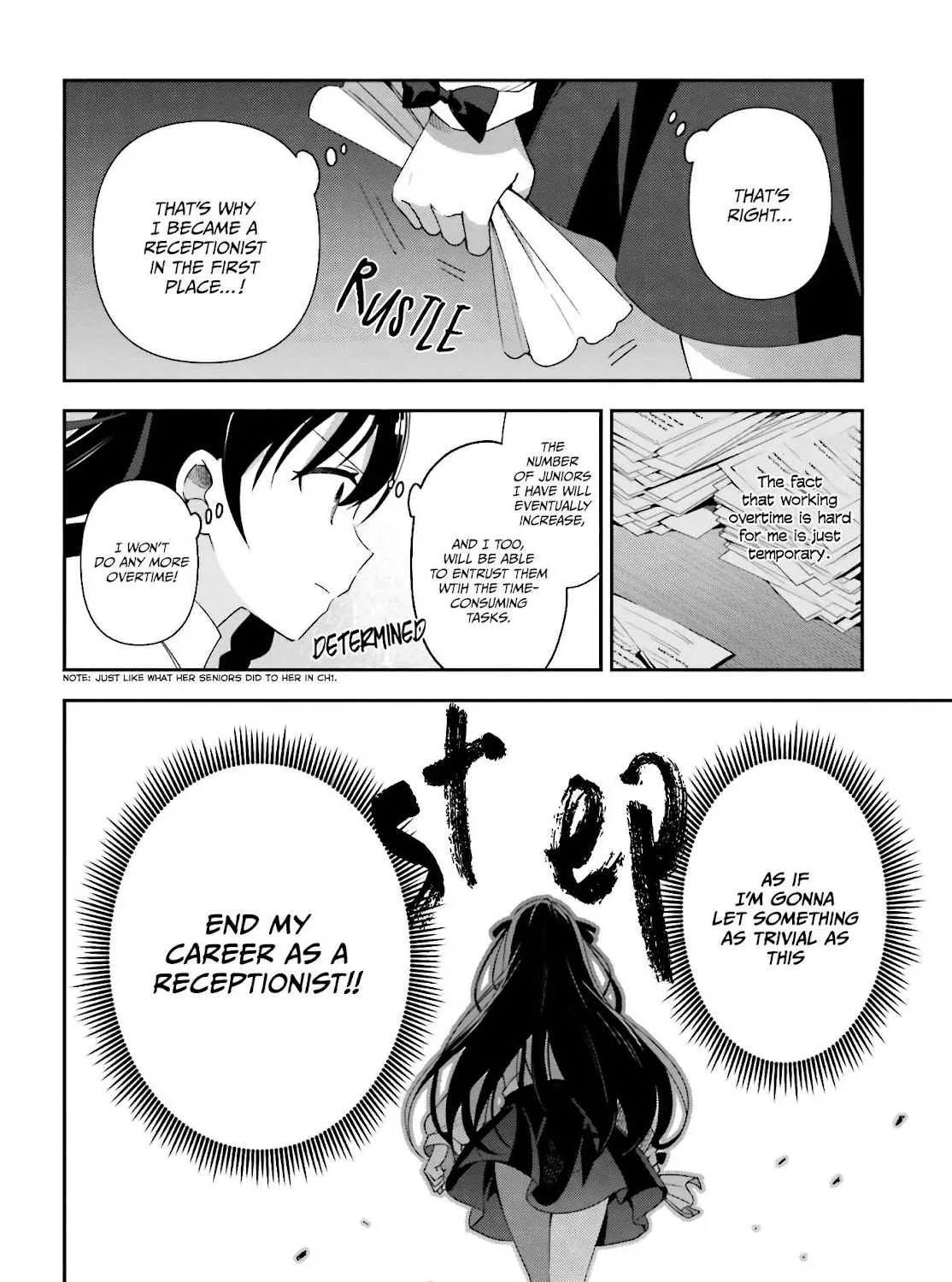 I’m the guild receptionist, but since I don’t want to work overtime, I think I’ll just solo the boss Chapter 2 page 20 - 