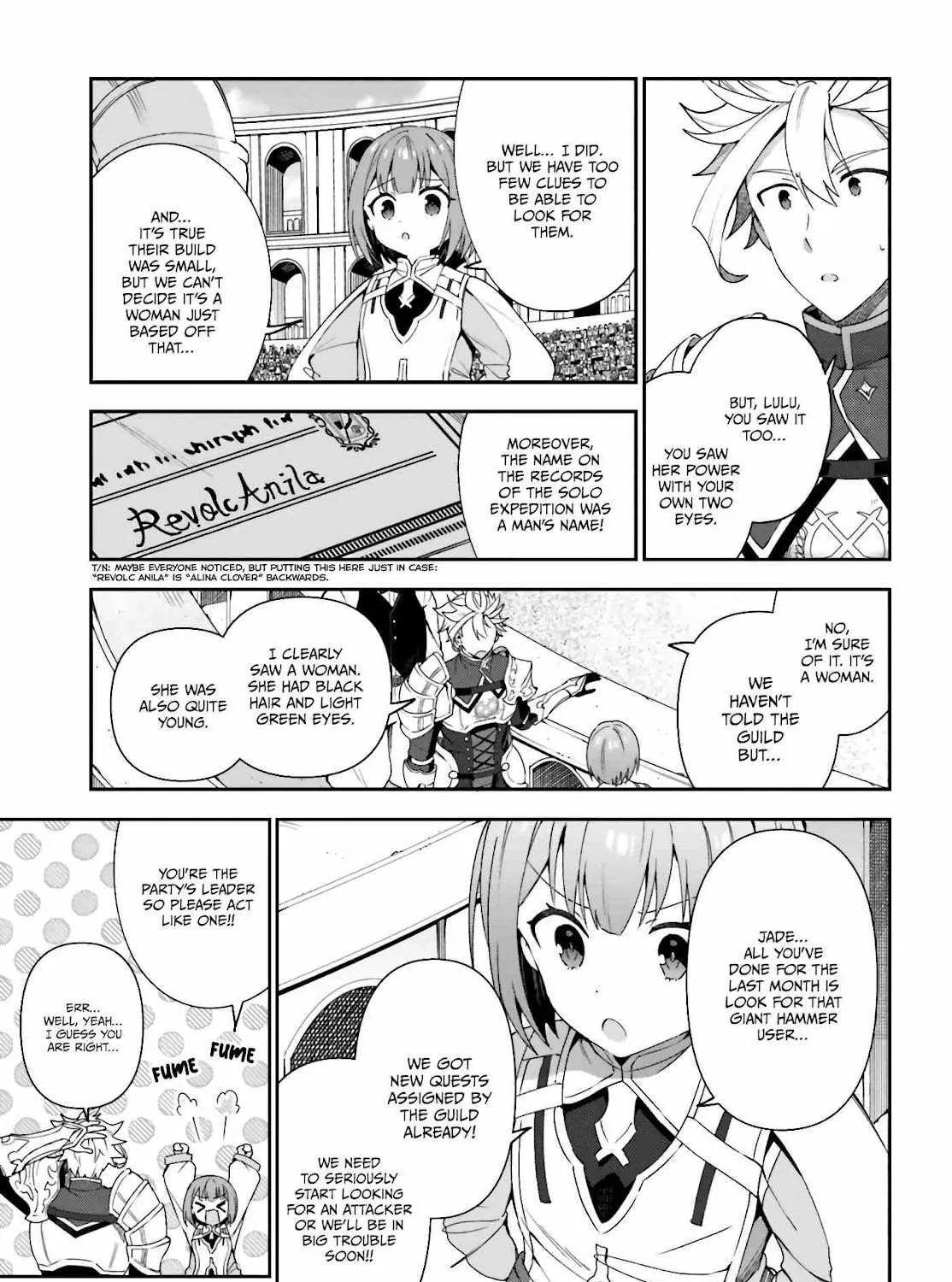 I’m the guild receptionist, but since I don’t want to work overtime, I think I’ll just solo the boss Chapter 2 page 34 - 