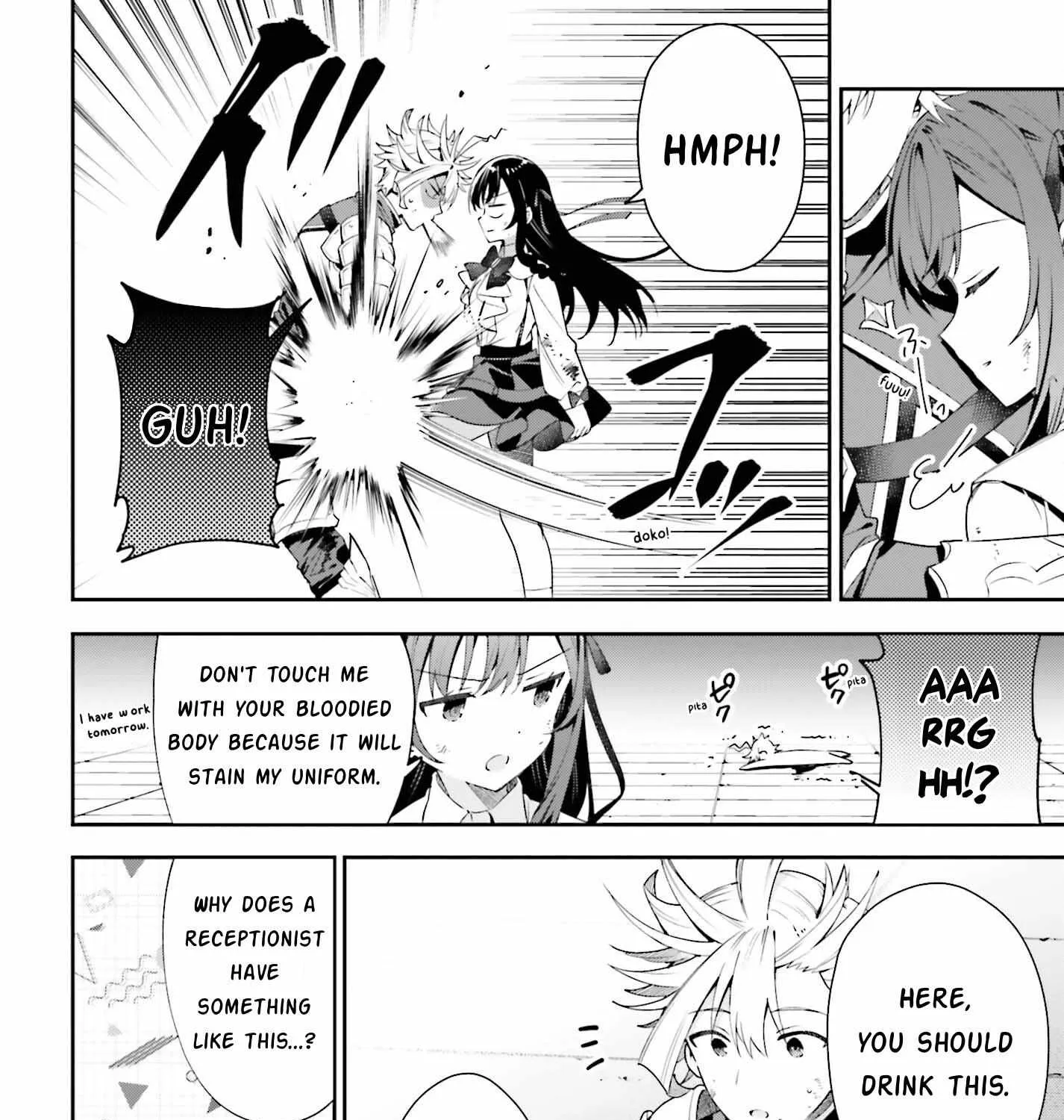 I’m the guild receptionist, but since I don’t want to work overtime, I think I’ll just solo the boss Chapter 21 page 38 - 