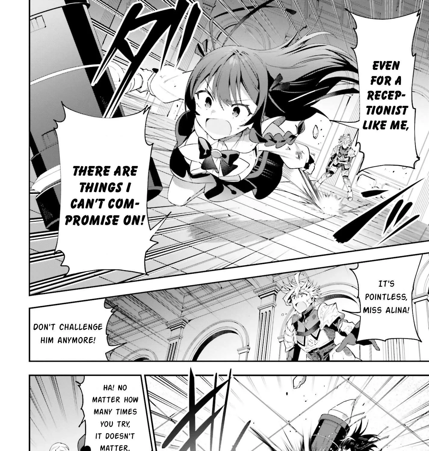 I’m the guild receptionist, but since I don’t want to work overtime, I think I’ll just solo the boss Chapter 22 page 27 - 