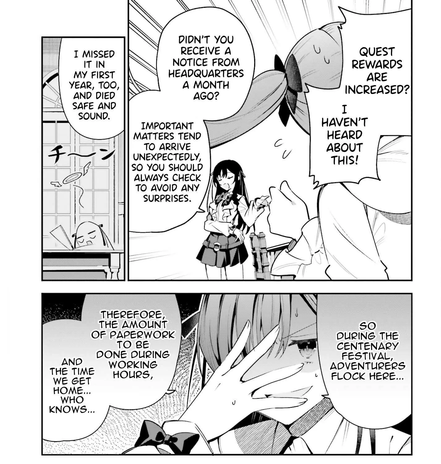I’m the guild receptionist, but since I don’t want to work overtime, I think I’ll just solo the boss Chapter 24 page 18 - 