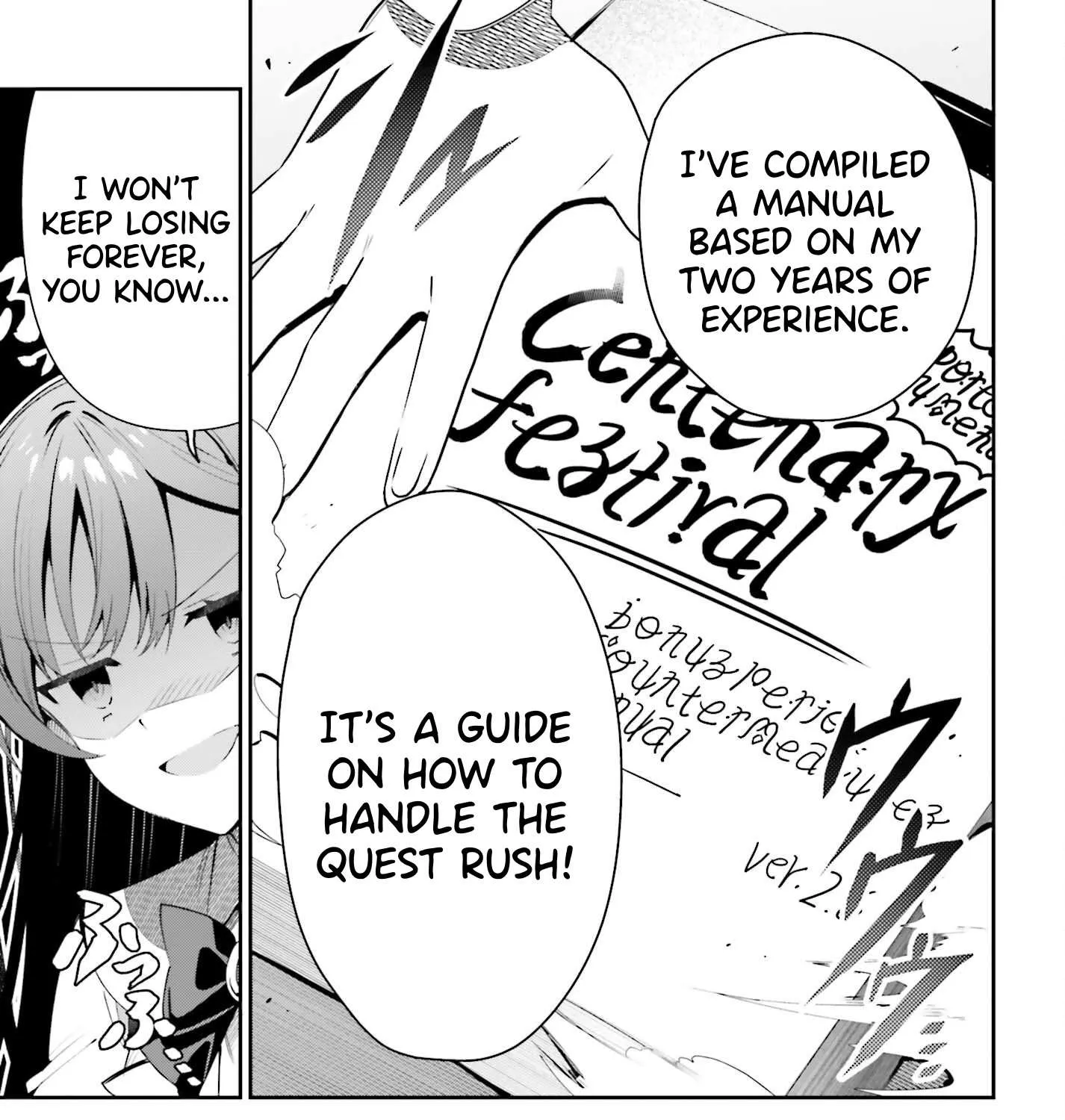 I’m the guild receptionist, but since I don’t want to work overtime, I think I’ll just solo the boss Chapter 24 page 22 - 