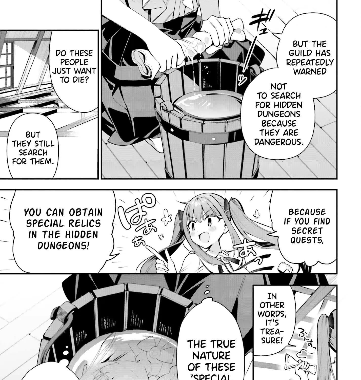 I’m the guild receptionist, but since I don’t want to work overtime, I think I’ll just solo the boss Chapter 24 page 42 - 