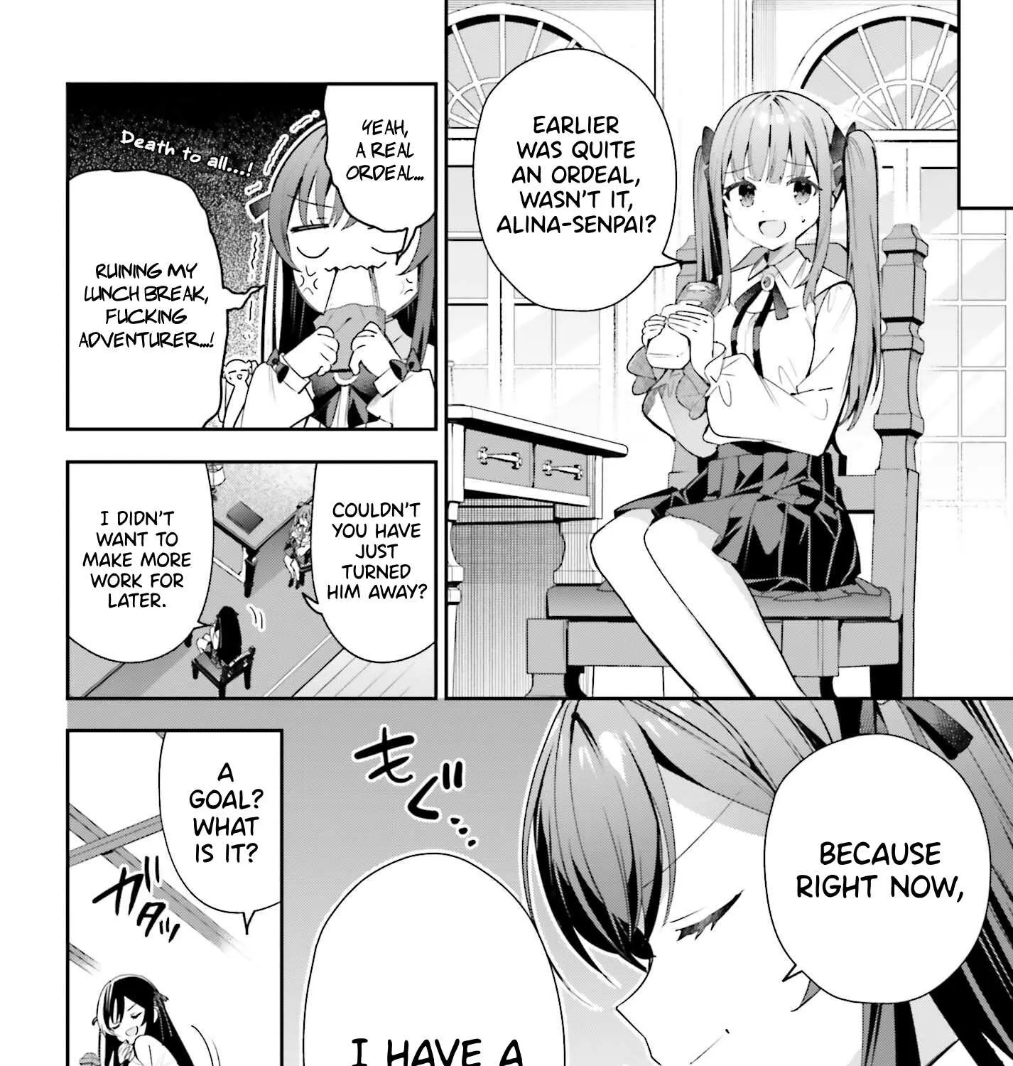 I’m the guild receptionist, but since I don’t want to work overtime, I think I’ll just solo the boss Chapter 24 page 8 - 