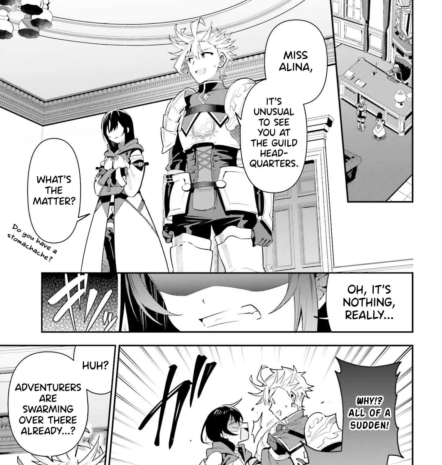 I’m the guild receptionist, but since I don’t want to work overtime, I think I’ll just solo the boss Chapter 25 page 33 - 