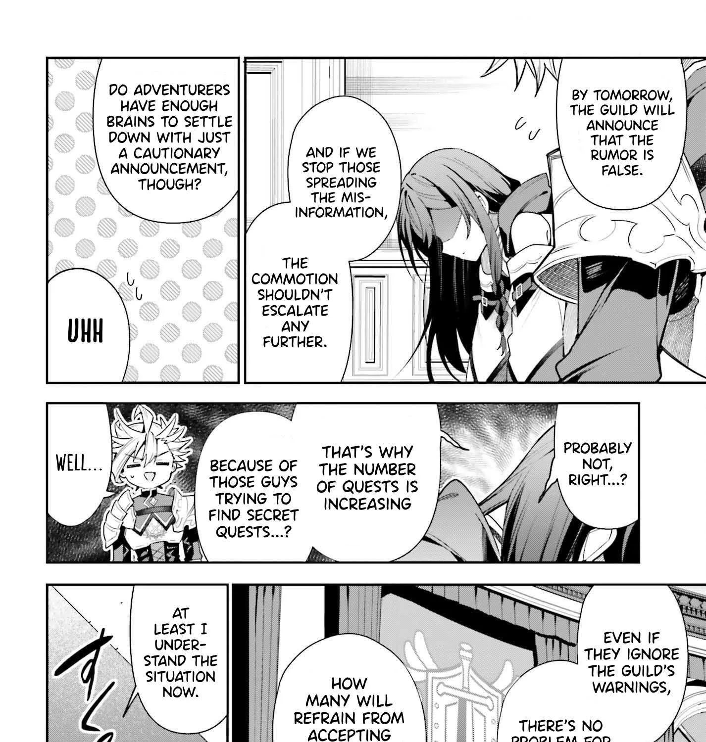 I’m the guild receptionist, but since I don’t want to work overtime, I think I’ll just solo the boss Chapter 25 page 51 - 