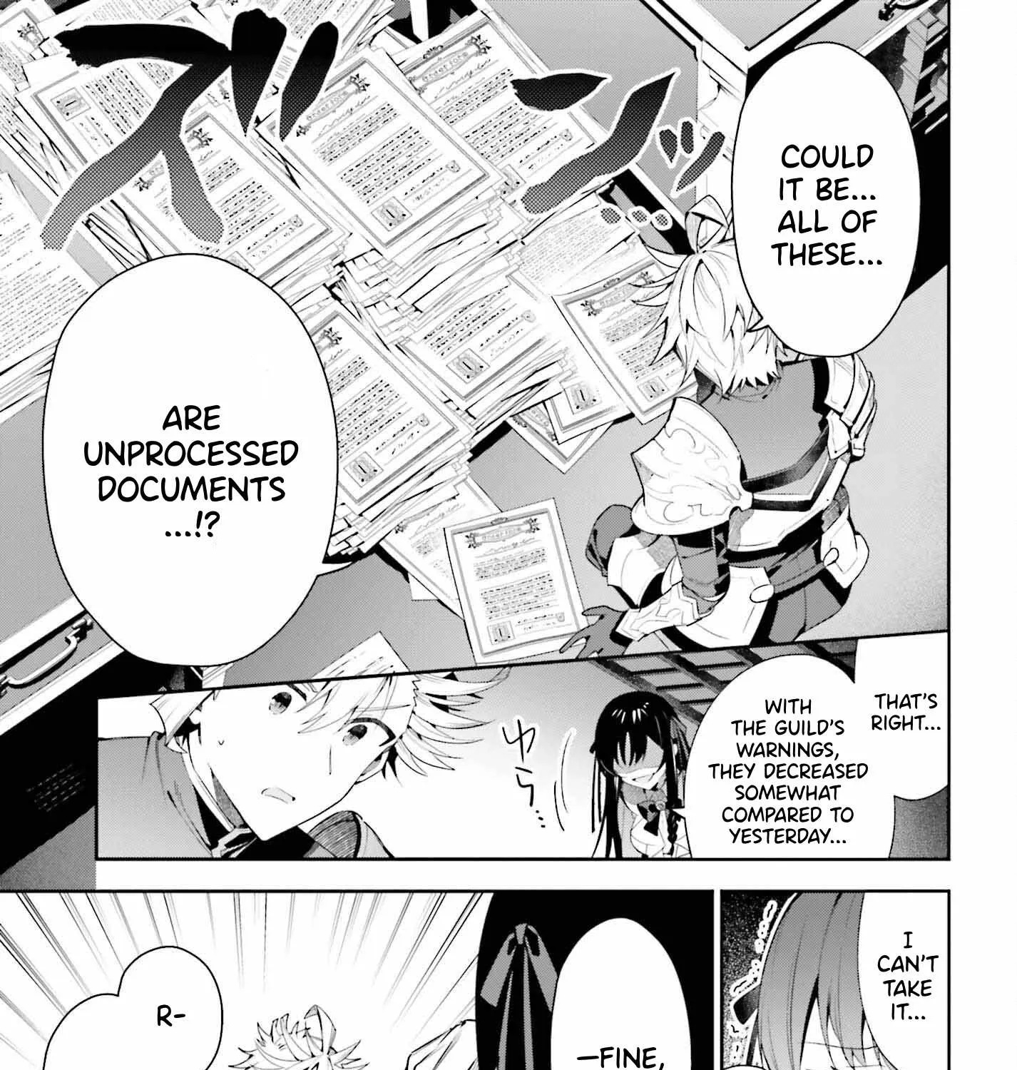 I’m the guild receptionist, but since I don’t want to work overtime, I think I’ll just solo the boss Chapter 26 page 34 - 