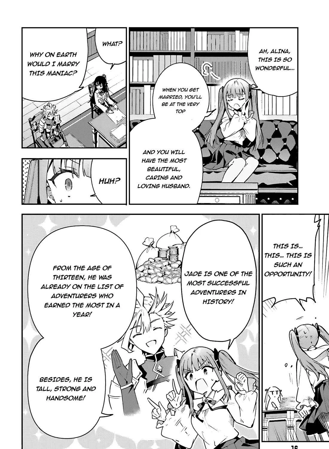 I’m the guild receptionist, but since I don’t want to work overtime, I think I’ll just solo the boss Chapter 28.1 page 18 - 