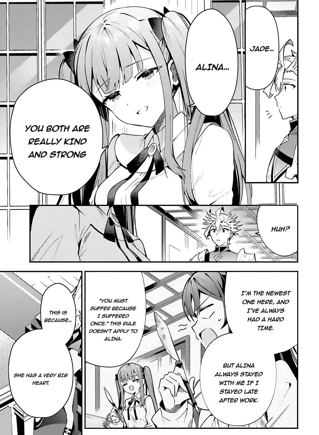 I’m the guild receptionist, but since I don’t want to work overtime, I think I’ll just solo the boss Chapter 28.1 page 22 - 