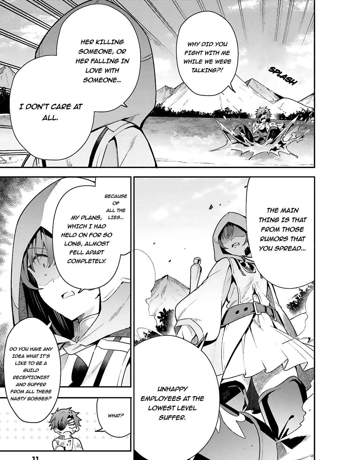 I’m the guild receptionist, but since I don’t want to work overtime, I think I’ll just solo the boss Chapter 28.1 page 8 - 