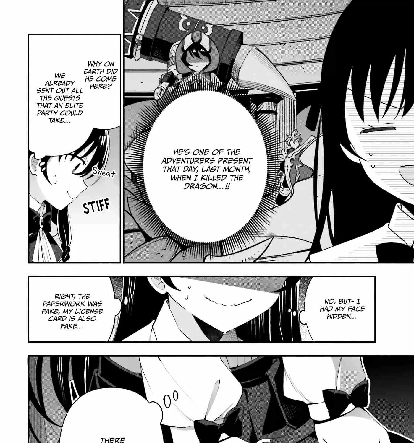 I’m the guild receptionist, but since I don’t want to work overtime, I think I’ll just solo the boss Chapter 3 page 4 - 