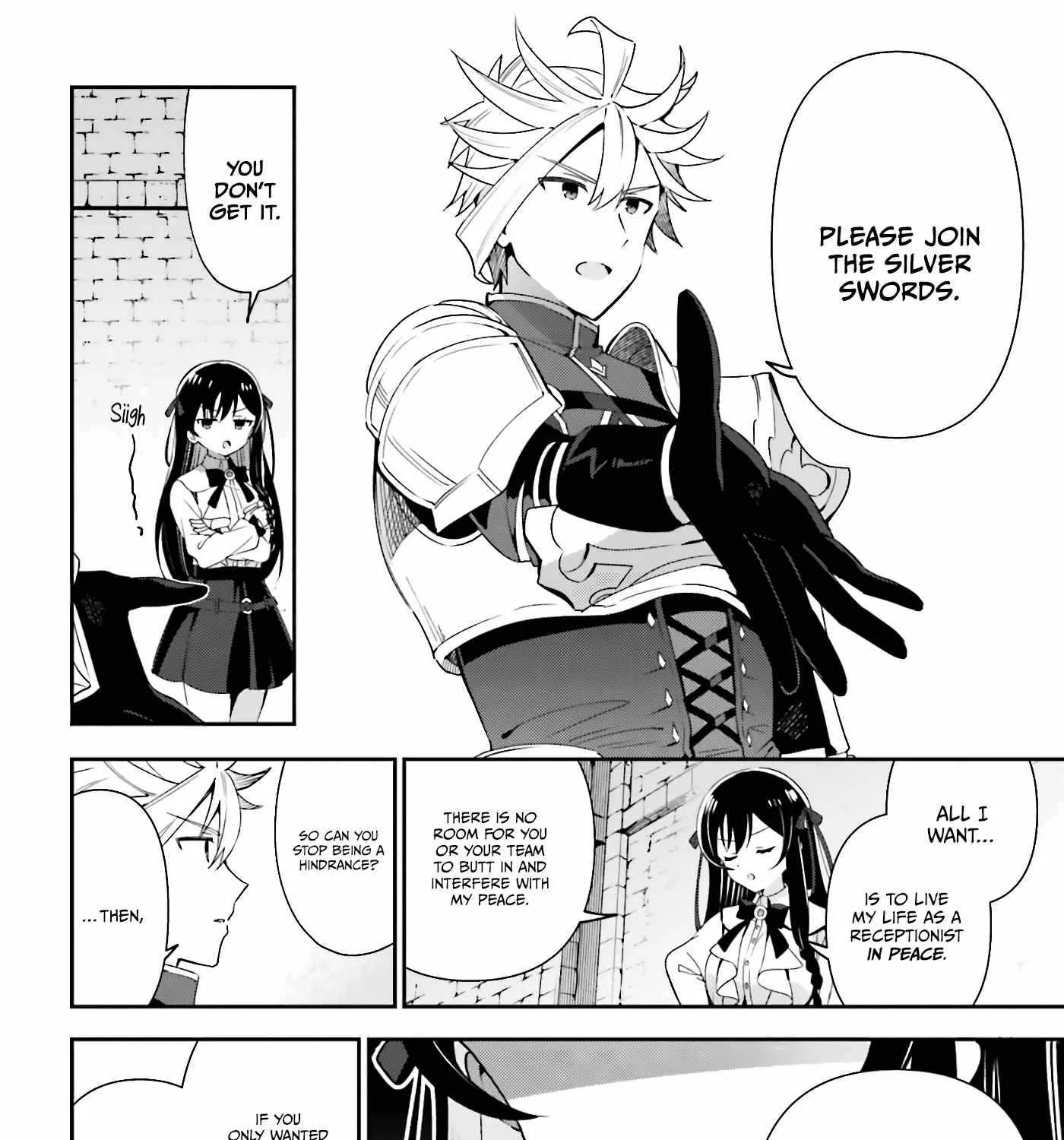 I’m the guild receptionist, but since I don’t want to work overtime, I think I’ll just solo the boss Chapter 3 page 44 - 