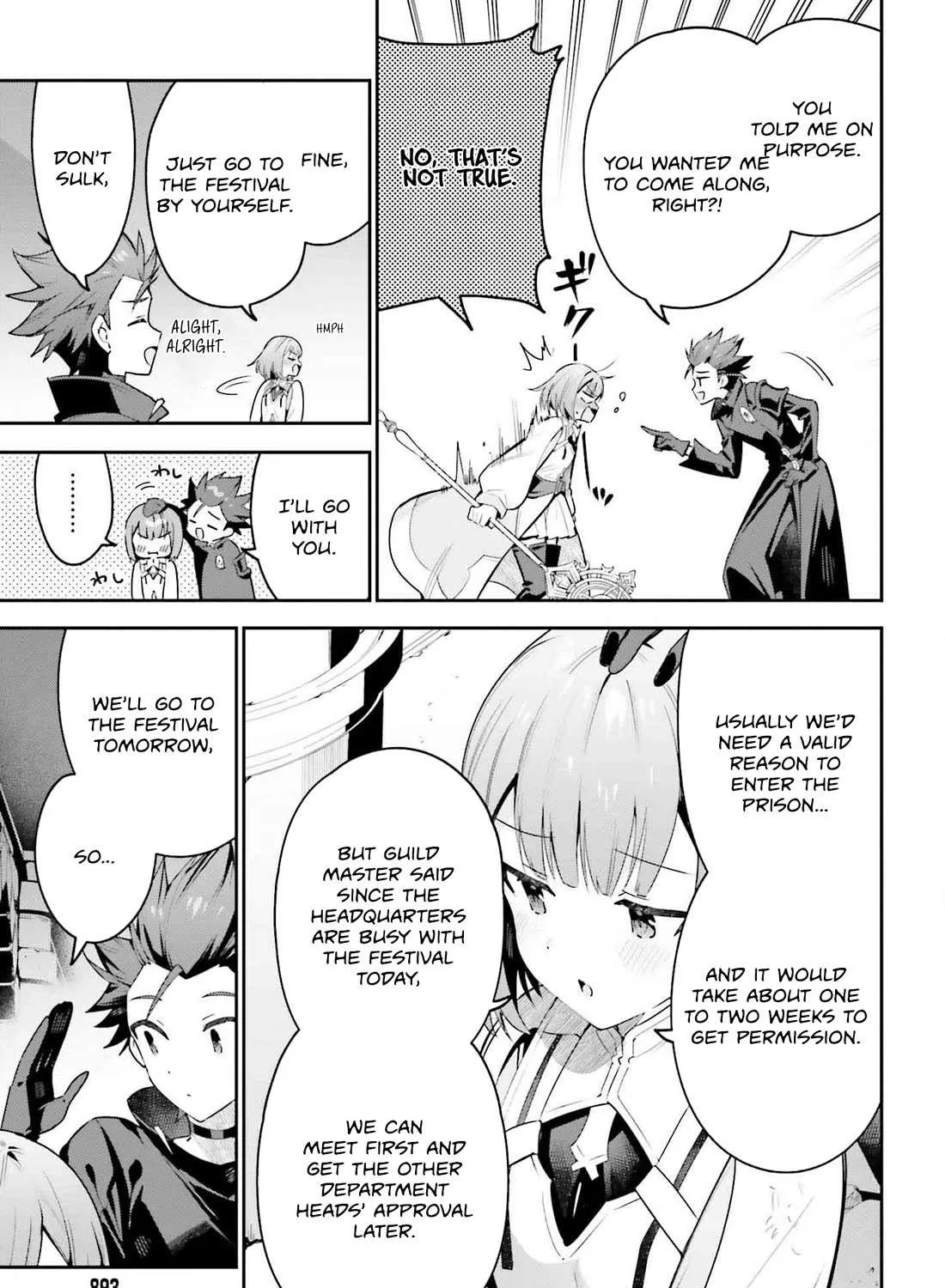 I’m the guild receptionist, but since I don’t want to work overtime, I think I’ll just solo the boss Chapter 32 page 38 - 