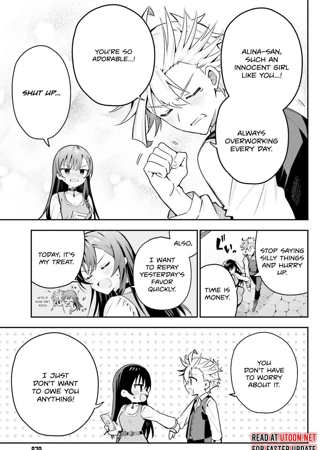 I’m the guild receptionist, but since I don’t want to work overtime, I think I’ll just solo the boss Chapter 32 page 10 - 