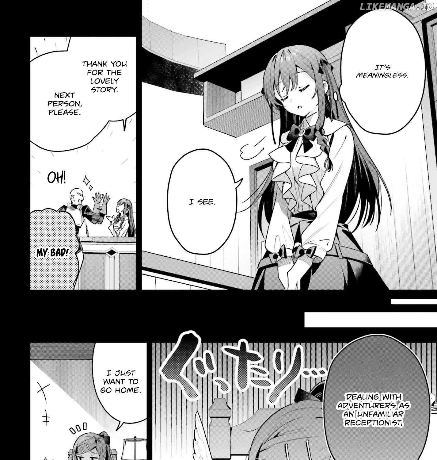 I’m the guild receptionist, but since I don’t want to work overtime, I think I’ll just solo the boss Chapter 37 page 24 - 