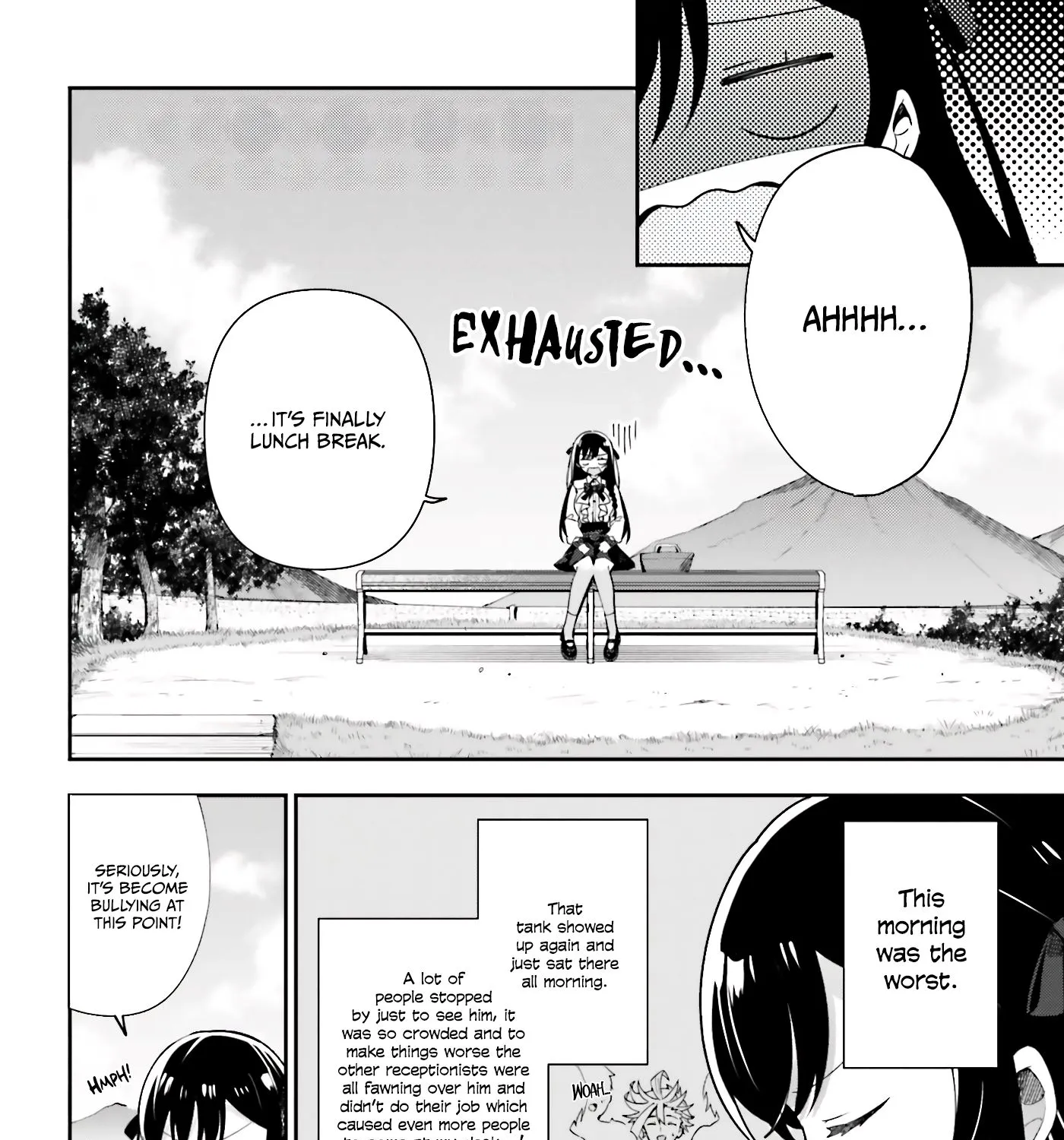 I’m the guild receptionist, but since I don’t want to work overtime, I think I’ll just solo the boss Chapter 4 page 12 - 