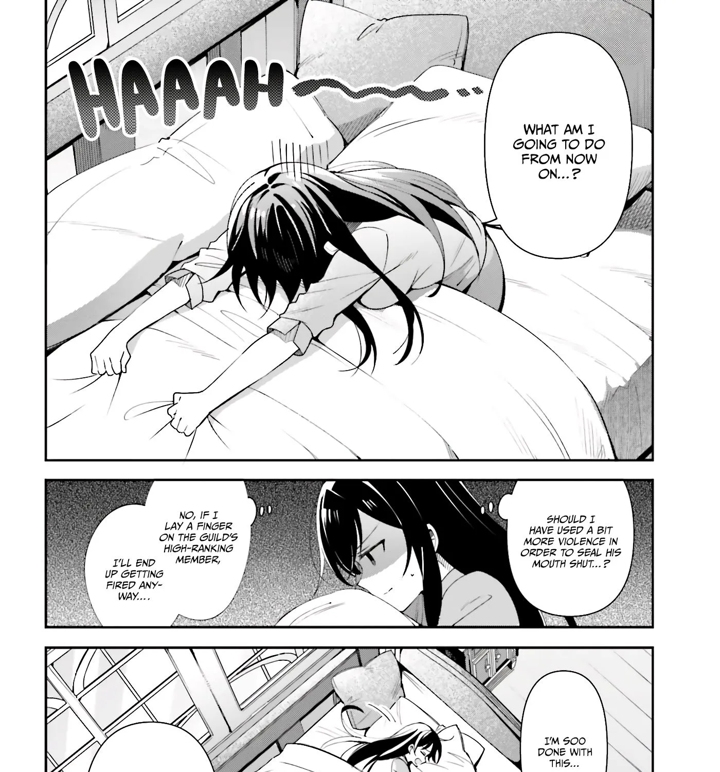 I’m the guild receptionist, but since I don’t want to work overtime, I think I’ll just solo the boss Chapter 4 page 4 - 