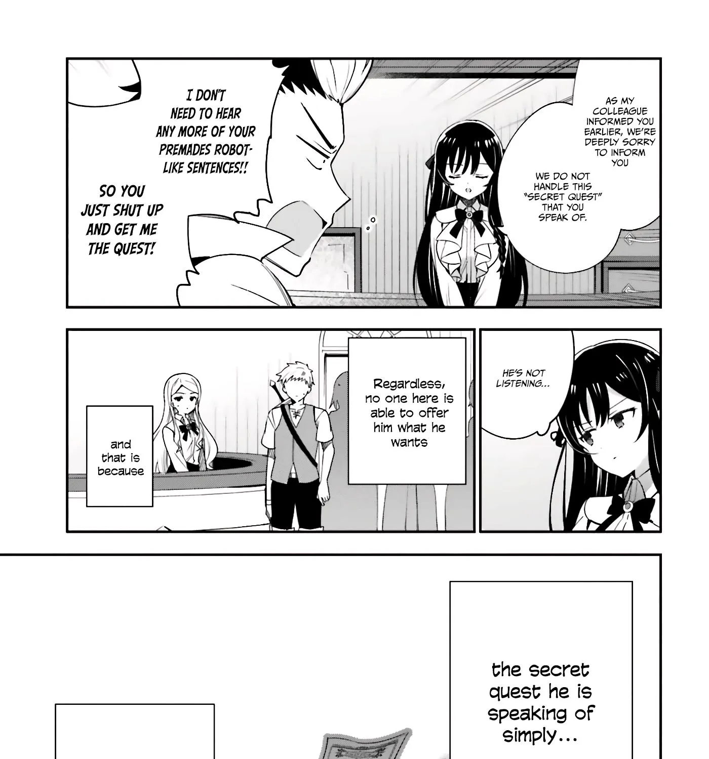 I’m the guild receptionist, but since I don’t want to work overtime, I think I’ll just solo the boss Chapter 4 page 34 - 