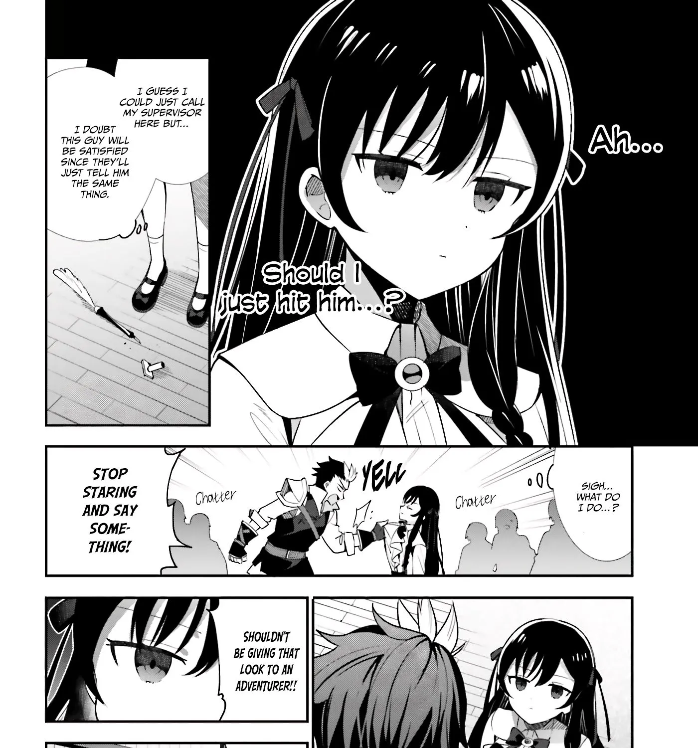 I’m the guild receptionist, but since I don’t want to work overtime, I think I’ll just solo the boss Chapter 4 page 40 - 