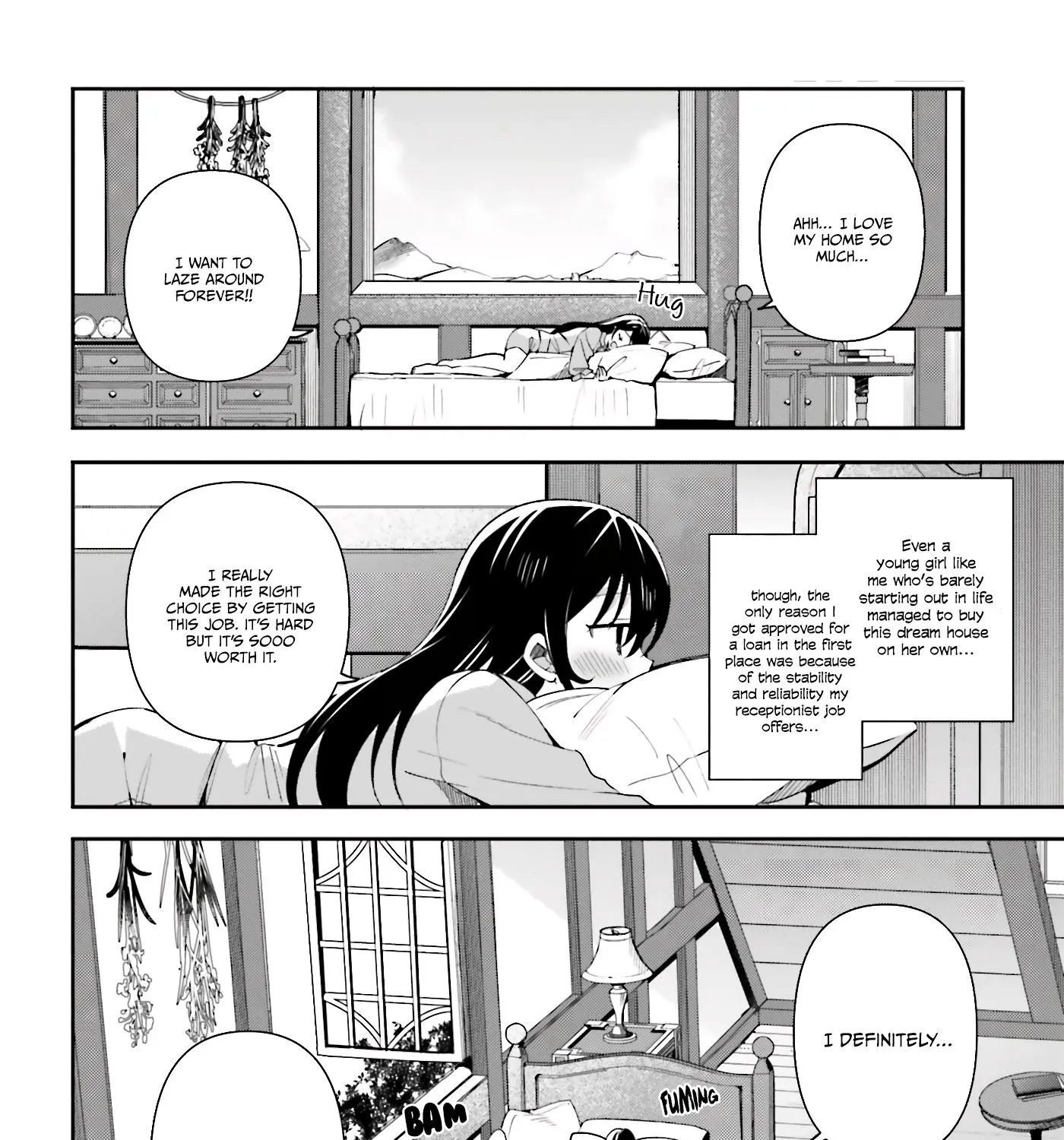 I’m the guild receptionist, but since I don’t want to work overtime, I think I’ll just solo the boss Chapter 4 page 8 - 