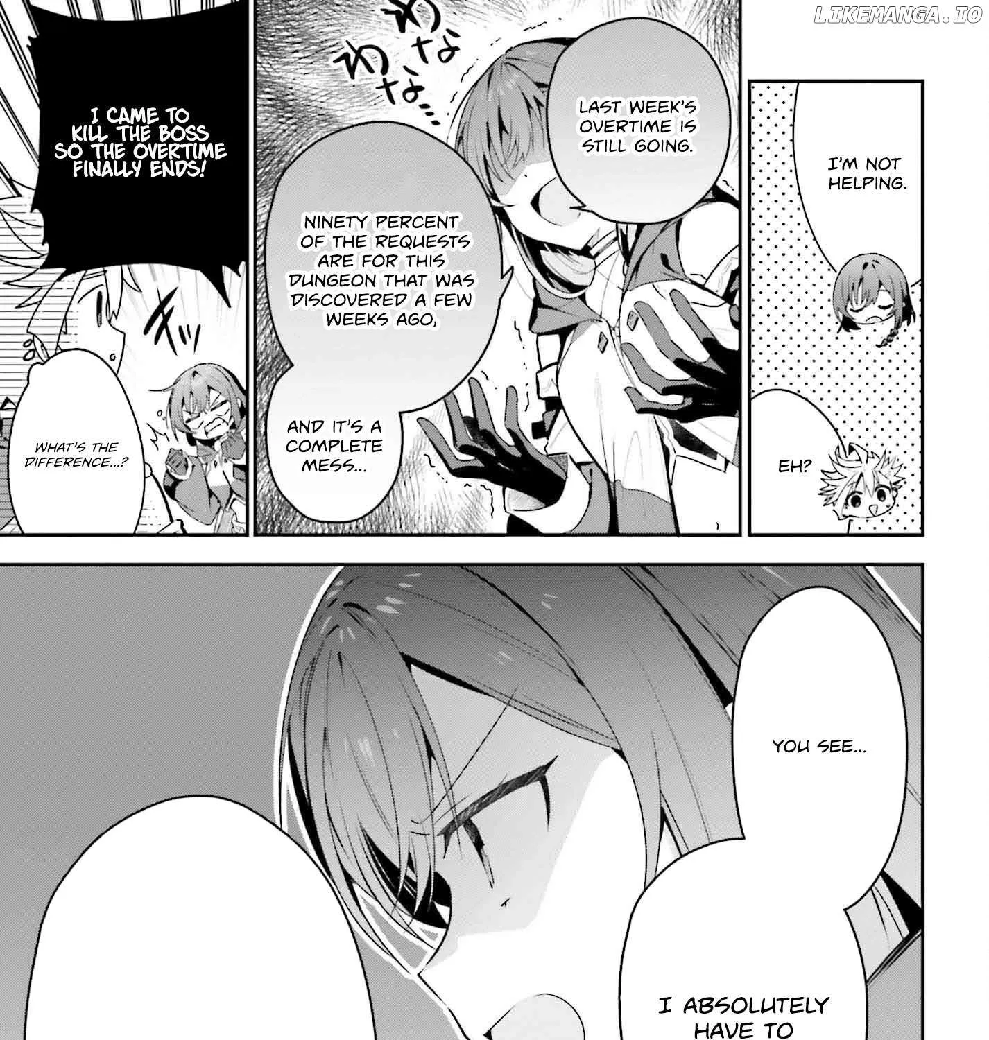 I’m the guild receptionist, but since I don’t want to work overtime, I think I’ll just solo the boss Chapter 40 page 18 - 